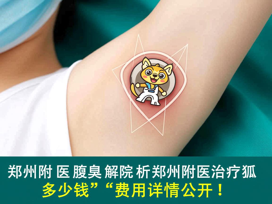 郑州附医腋臭医院解析，郑州附医治疗狐臭多少钱，费用详情公开！