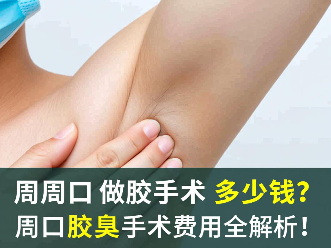 在周口做腋臭手术多少钱？周口腋臭手术费用全解析！