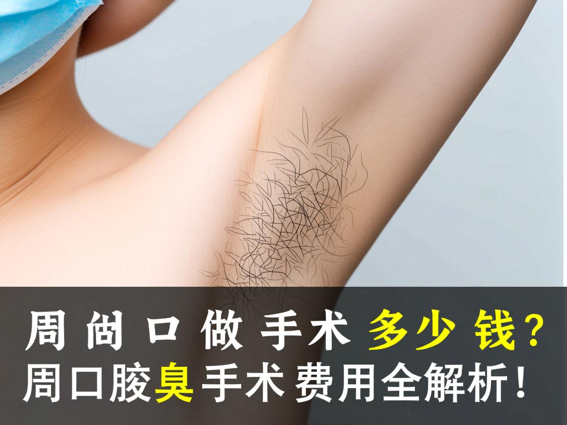 在周口做腋臭手术多少钱？周口腋臭手术费用全解析！