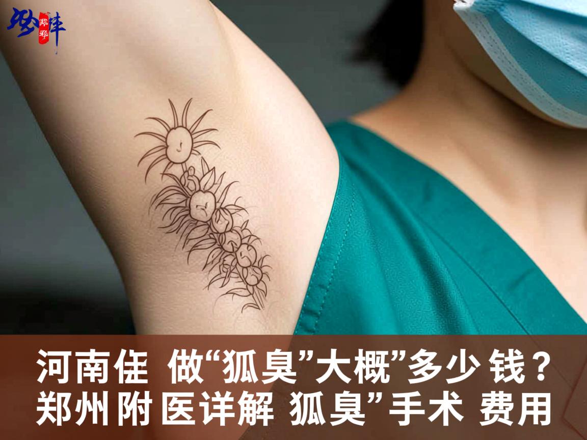 河南做狐臭大概多少钱？郑州附医详解狐臭手术费用