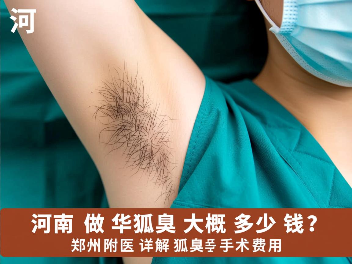 河南做狐臭大概多少钱？郑州附医详解狐臭手术费用