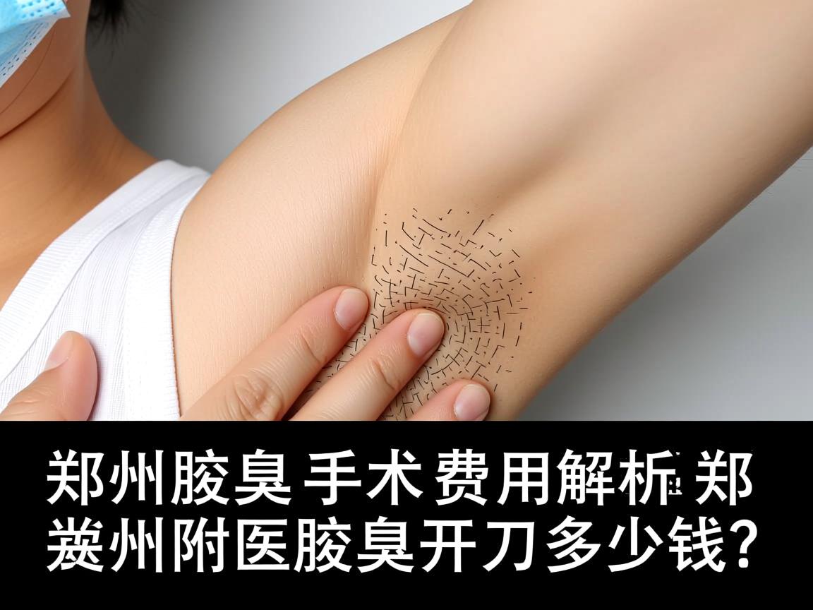 郑州腋臭手术费用解析，郑州附医腋臭开刀多少钱？