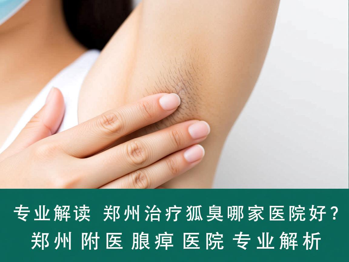 专业解读，郑州治疗狐臭哪家医院好？郑州附医腋臭医院专业解析