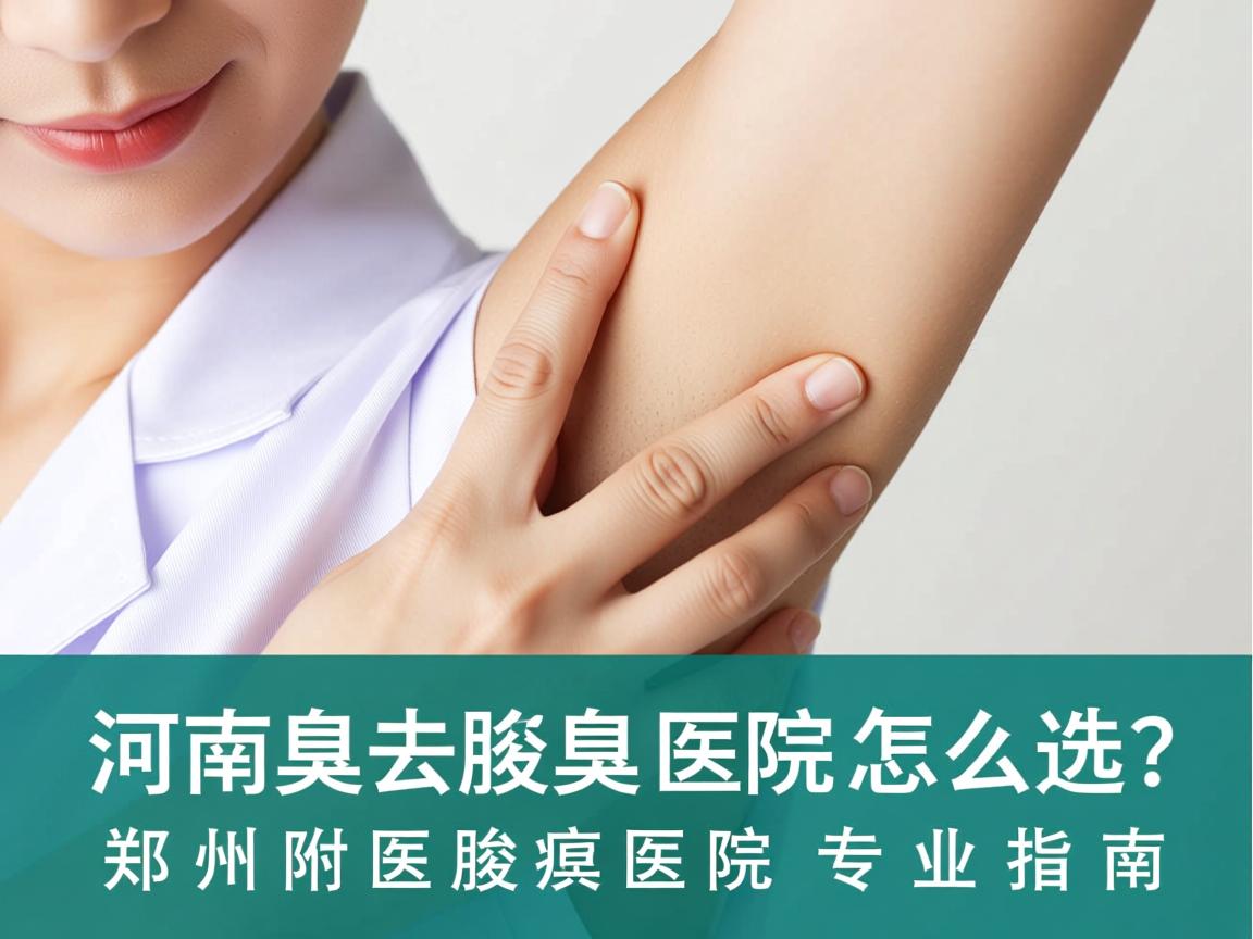 河南去腋臭医院怎么选？郑州附医腋臭医院专业指南