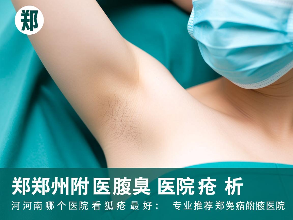 郑州附医腋臭医院解析，河南哪个医院看狐臭最好，专业推荐郑州附医腋臭医院