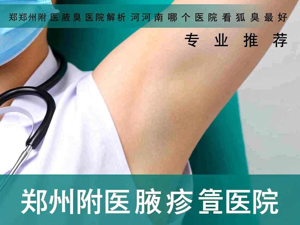 郑州附医腋臭医院解析，河南哪个医院看狐臭最好，专业推荐郑州附医腋臭医院