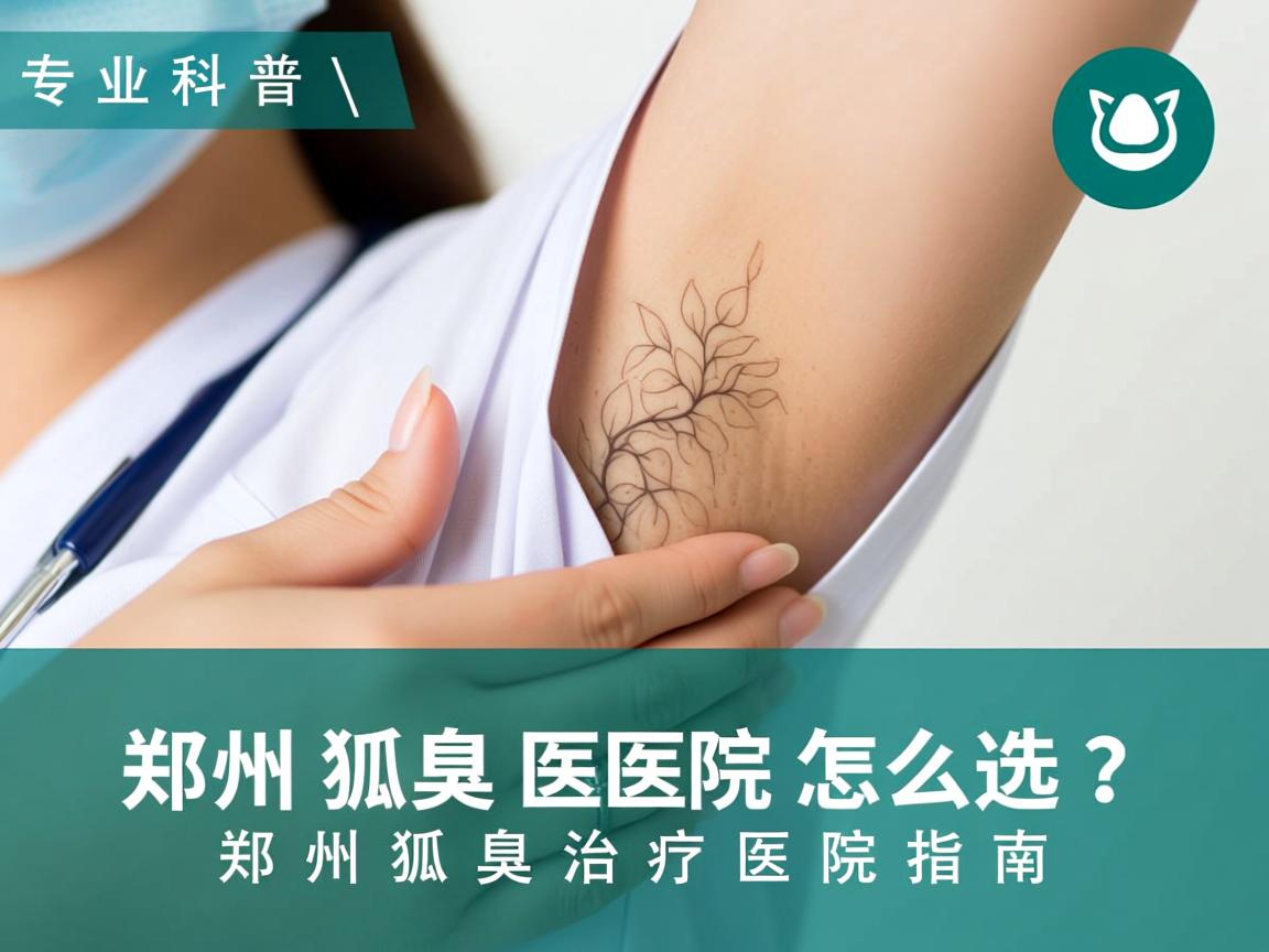 专业科普郑州狐臭医院怎么选？郑州狐臭治疗医院指南