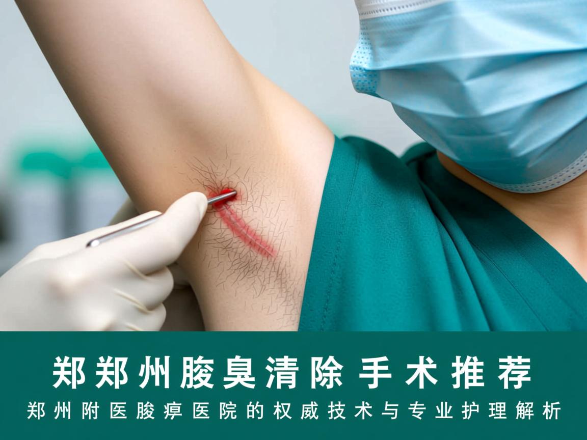 郑州腋臭清除手术推荐，郑州附医腋臭医院的权威技术与专业护理解析