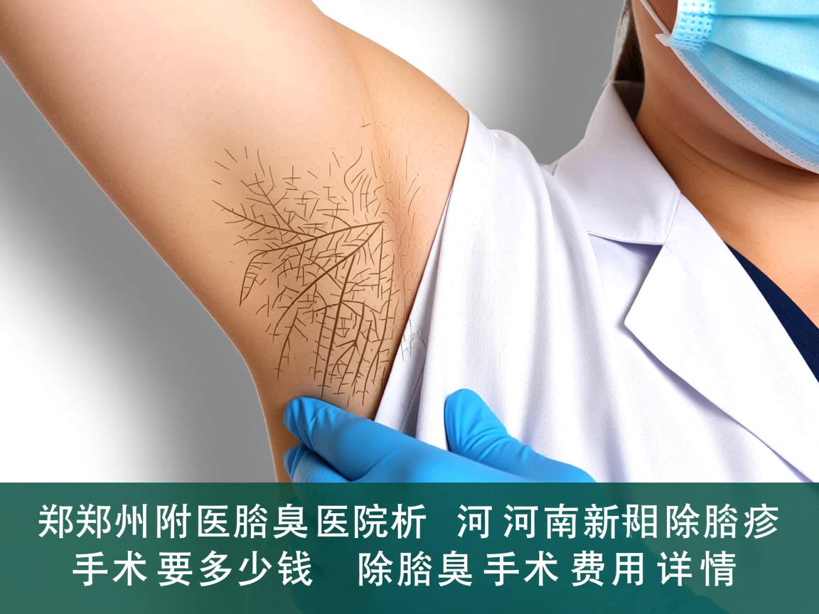 郑州附医腋臭医院解析，河南新乡除腋臭手术要多少钱，除腋臭手术费用详情