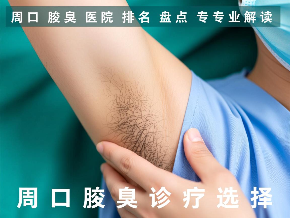 周口腋臭医院排名盘点，专业解读周口腋臭诊疗选择