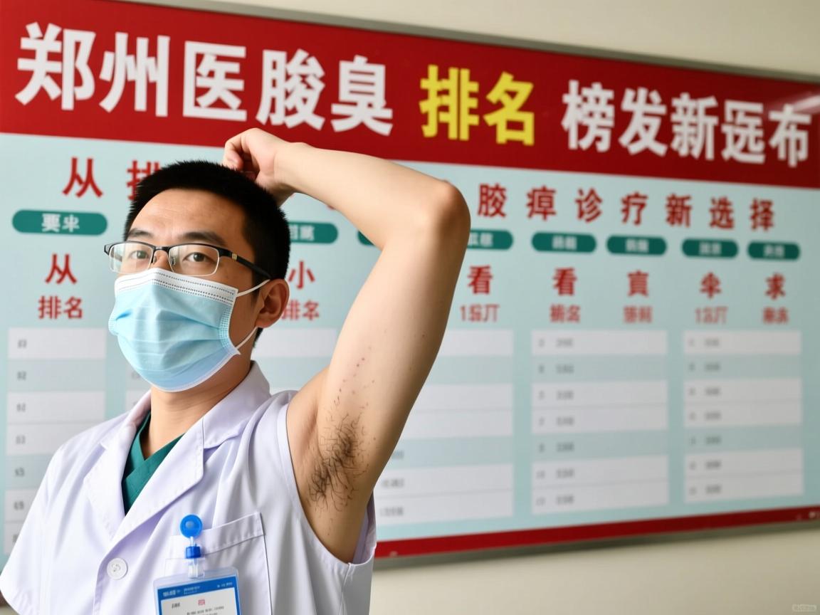 郑州腋臭医院排名榜发布，从排名榜看腋臭诊疗新选择