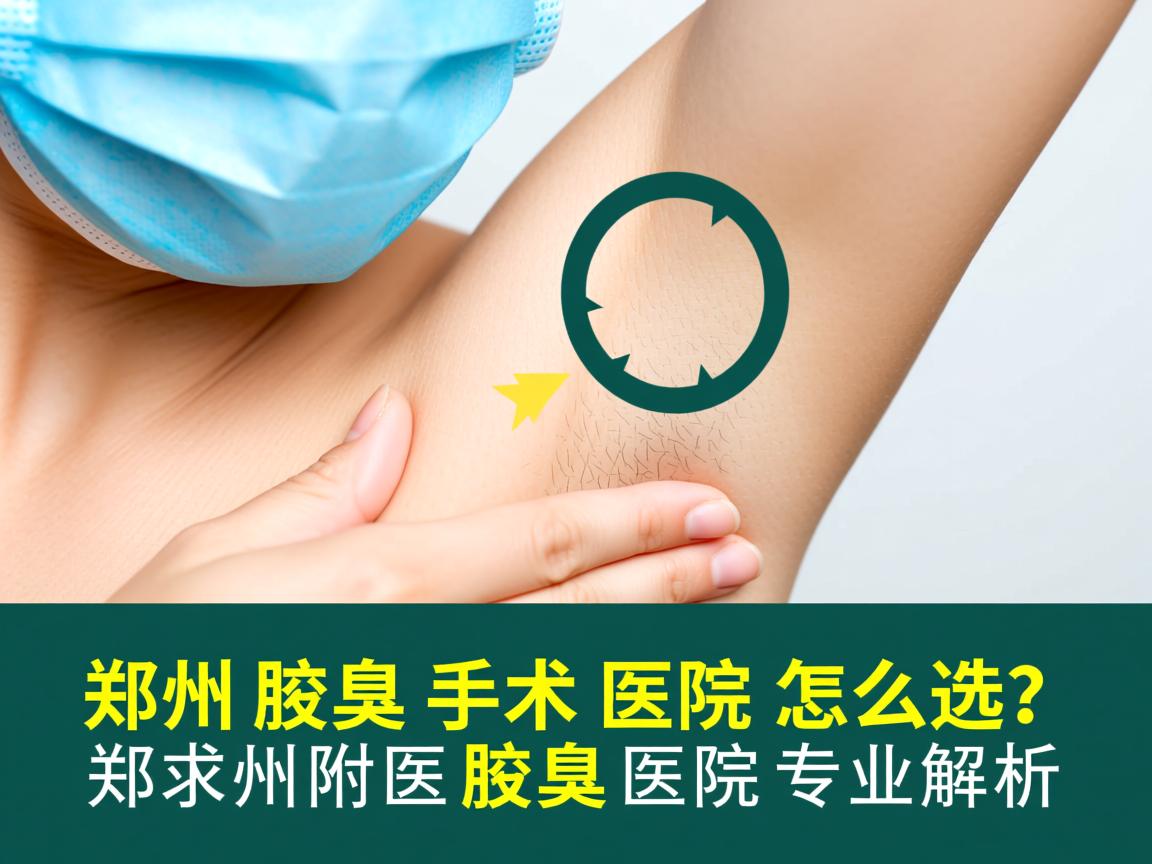 郑州腋臭手术医院怎么选？郑州附医腋臭医院专业解析