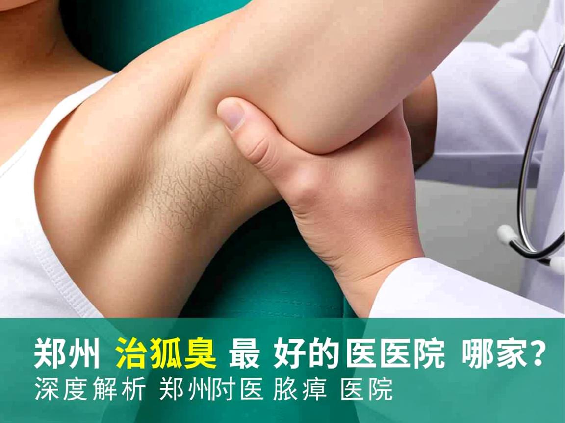 郑州治狐臭最好的医院哪家？深度解析郑州附医腋臭医院