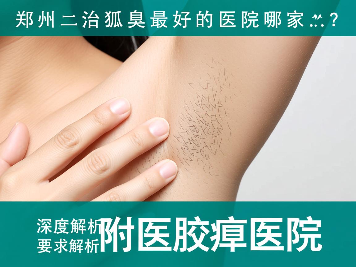 郑州治狐臭最好的医院哪家？深度解析郑州附医腋臭医院