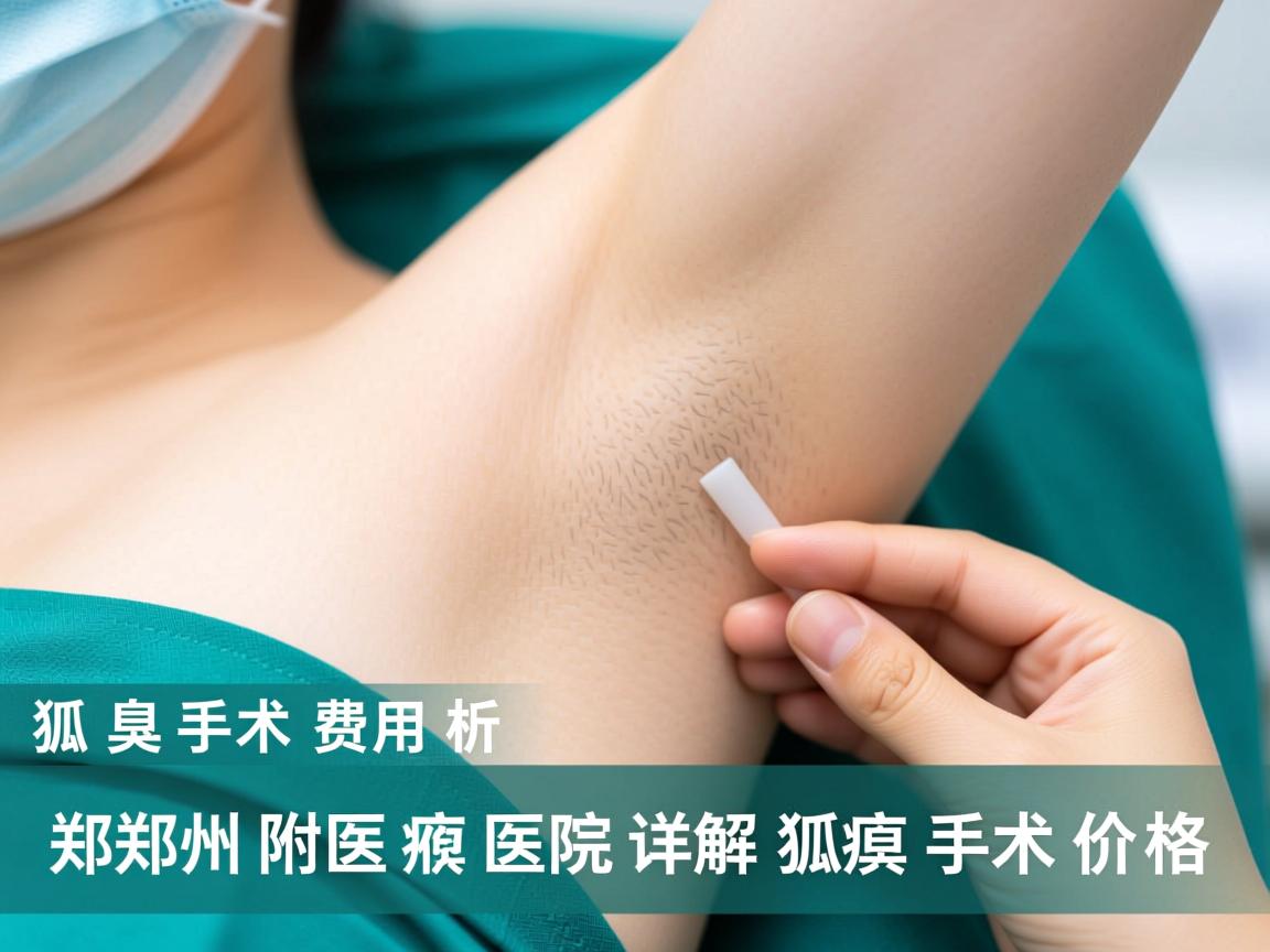狐臭手术费用解析，郑州附医腋臭医院详解狐臭手术价格