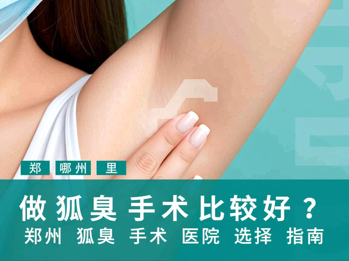 郑州哪里做狐臭手术比较好？郑州狐臭手术医院选择指南
