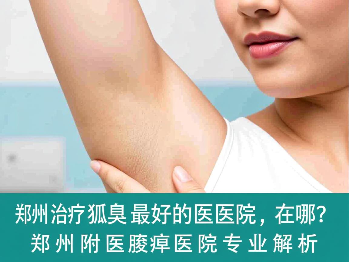 郑州治疗狐臭最好的医院在哪？郑州附医腋臭医院专业解析