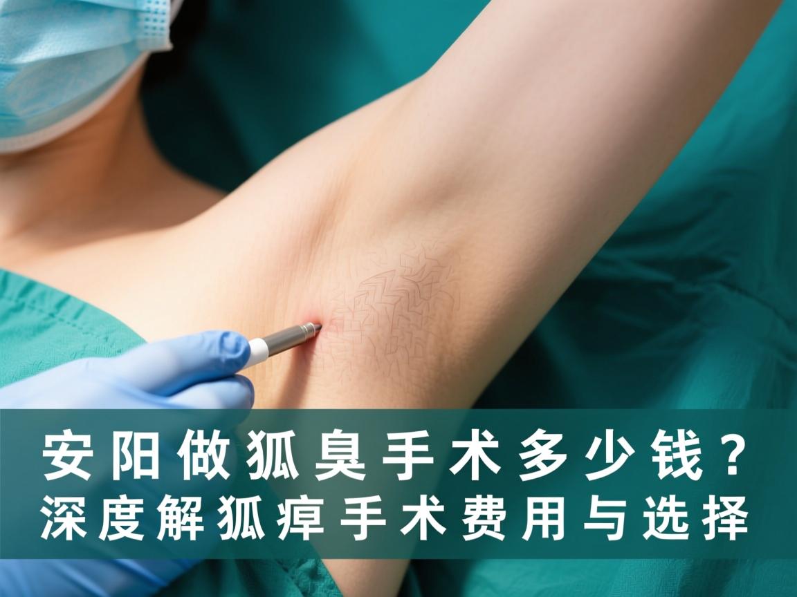 安阳做狐臭手术多少钱？深度解析狐臭手术费用与选择