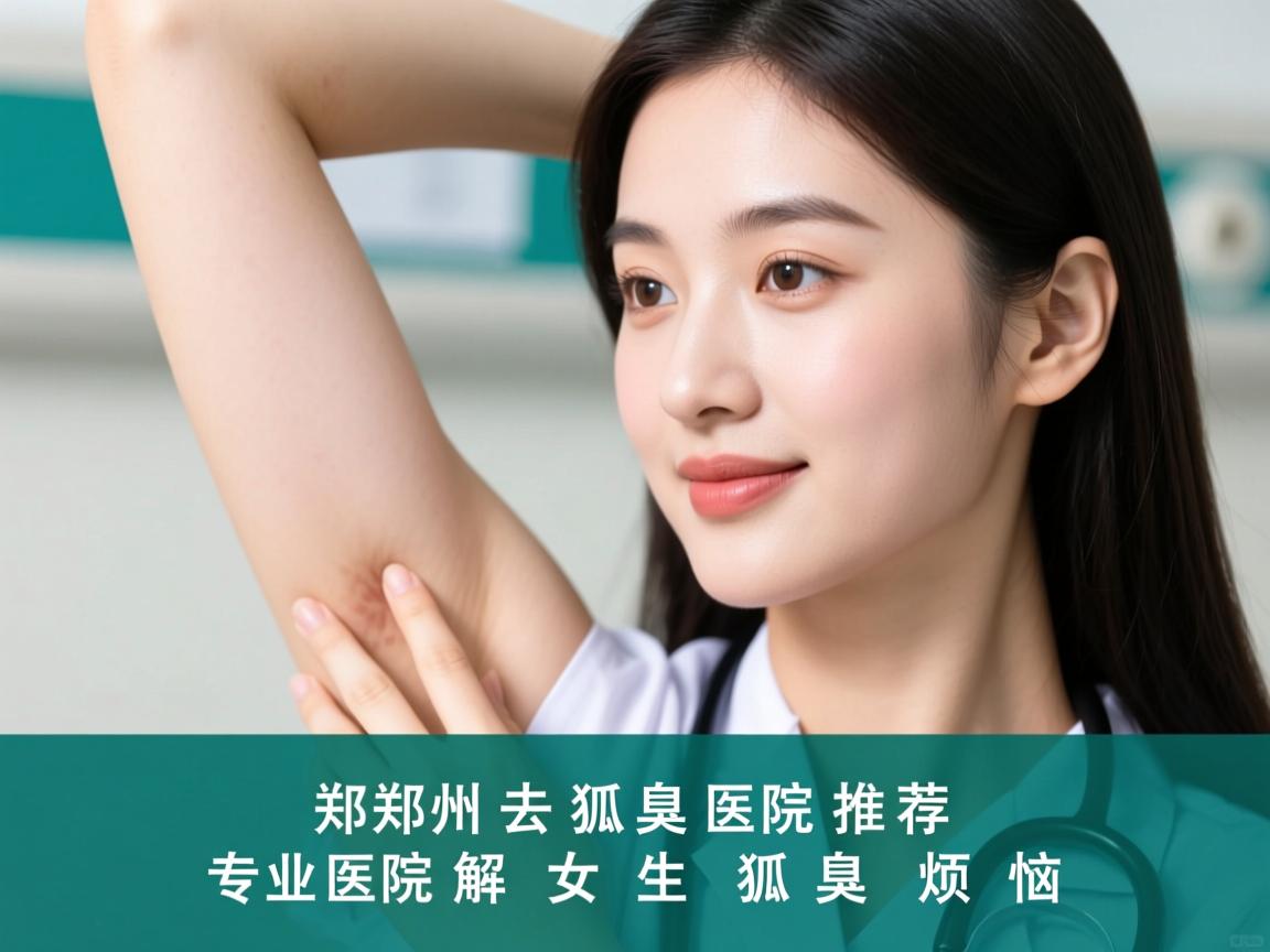 郑州去狐臭医院推荐，专业医院解决女生狐臭烦恼