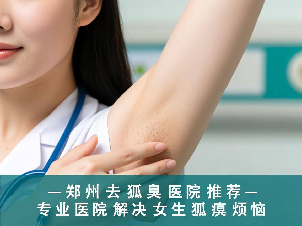 郑州去狐臭医院推荐，专业医院解决女生狐臭烦恼