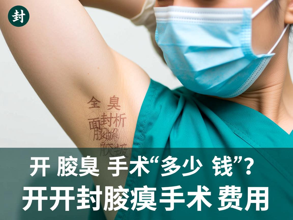 开封腋臭手术多少钱？全面解析开封腋臭手术费用