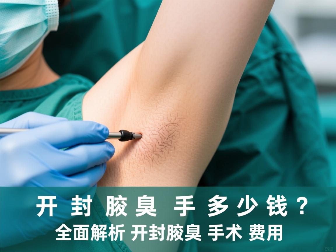 开封腋臭手术多少钱？全面解析开封腋臭手术费用