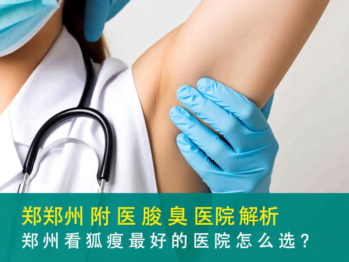 郑州附医腋臭医院解析，郑州看狐臭最好的医院怎么选？