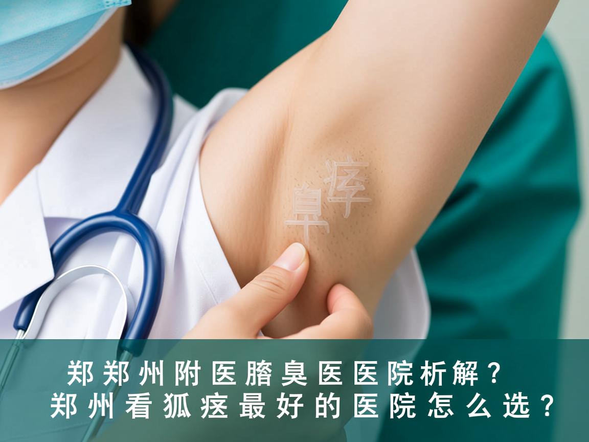 郑州附医腋臭医院解析，郑州看狐臭最好的医院怎么选？