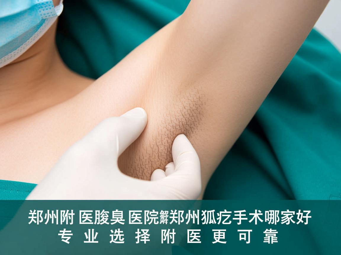 郑州附医腋臭医院解析，郑州狐臭手术哪家好，专业选择附医更可靠