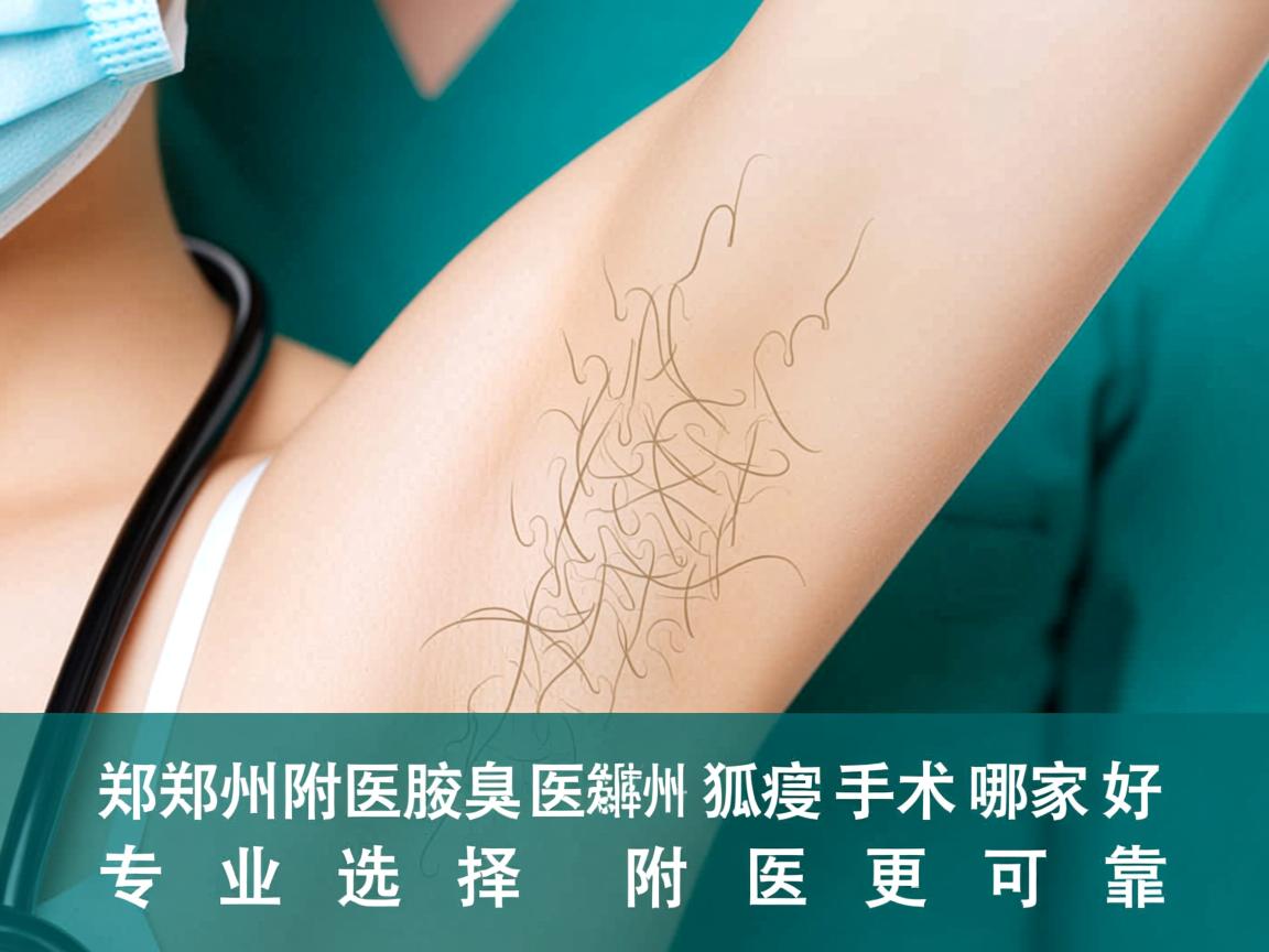 郑州附医腋臭医院解析，郑州狐臭手术哪家好，专业选择附医更可靠