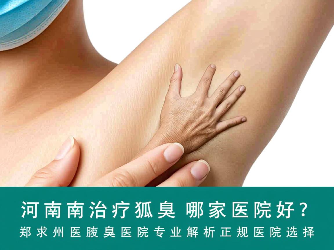 河南治疗狐臭哪家医院好？郑州附医腋臭医院专业解析正规医院选择
