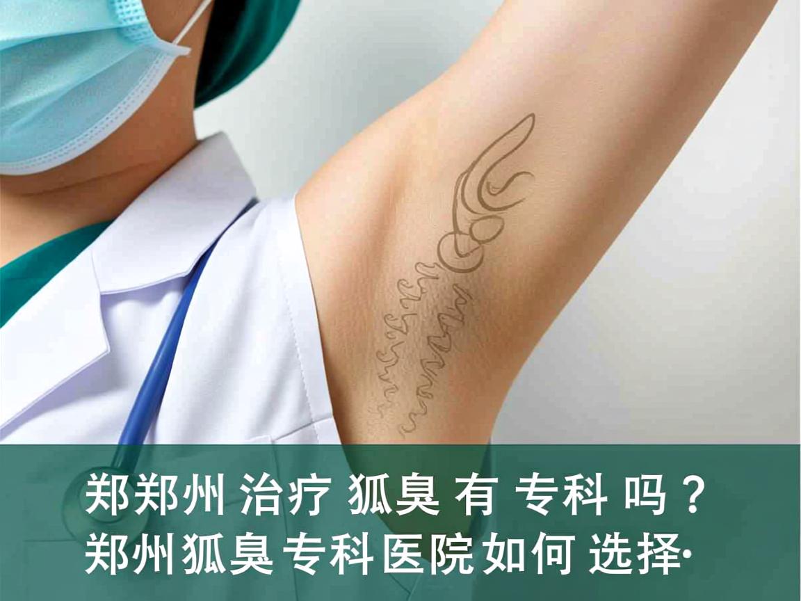 郑州治疗狐臭有专科吗？郑州狐臭专科医院如何选择