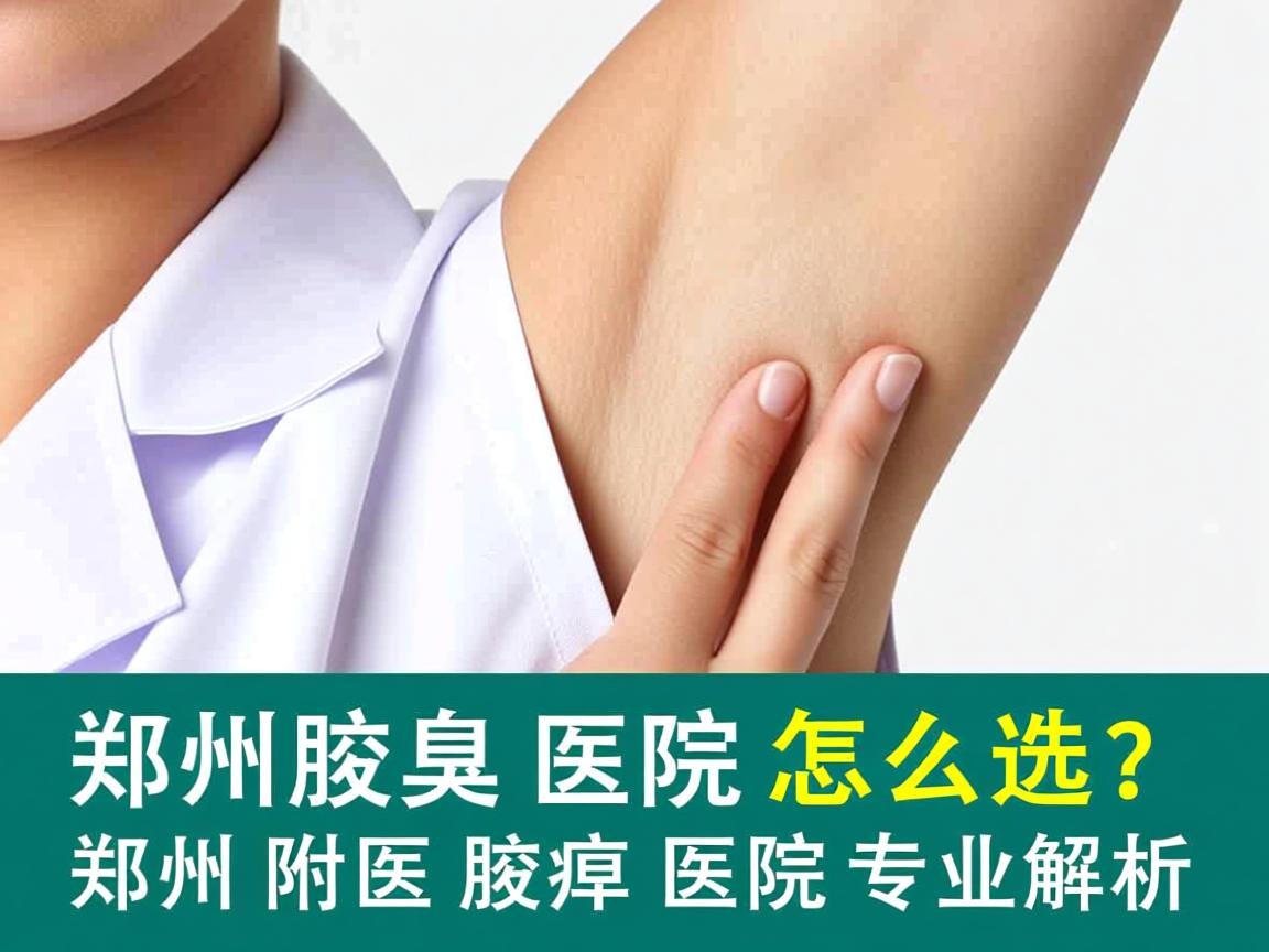 郑州腋臭医院怎么选？郑州附医腋臭医院专业解析