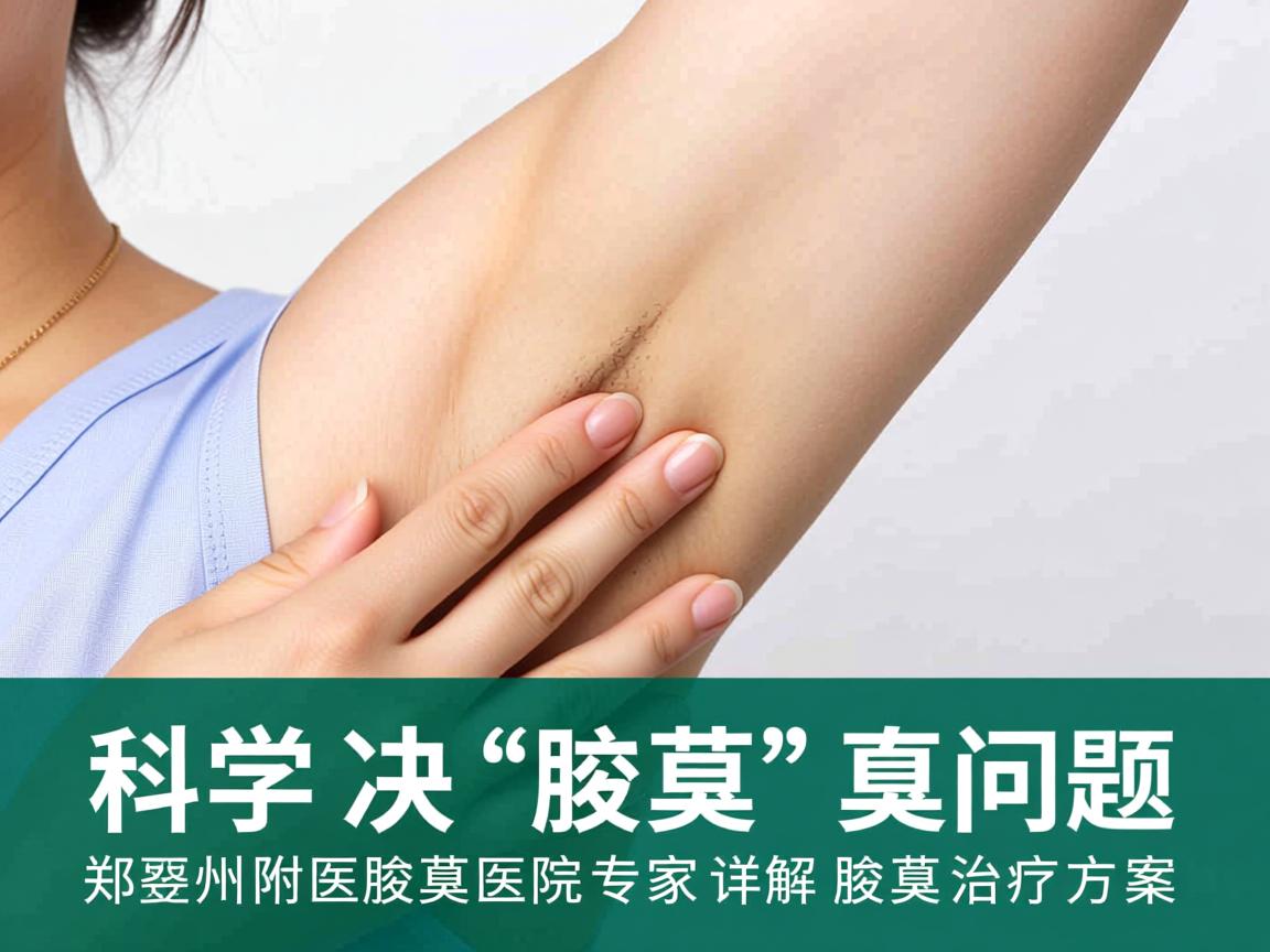 科学解决腋臭问题，郑州附医腋臭医院专家详解腋臭治疗方案