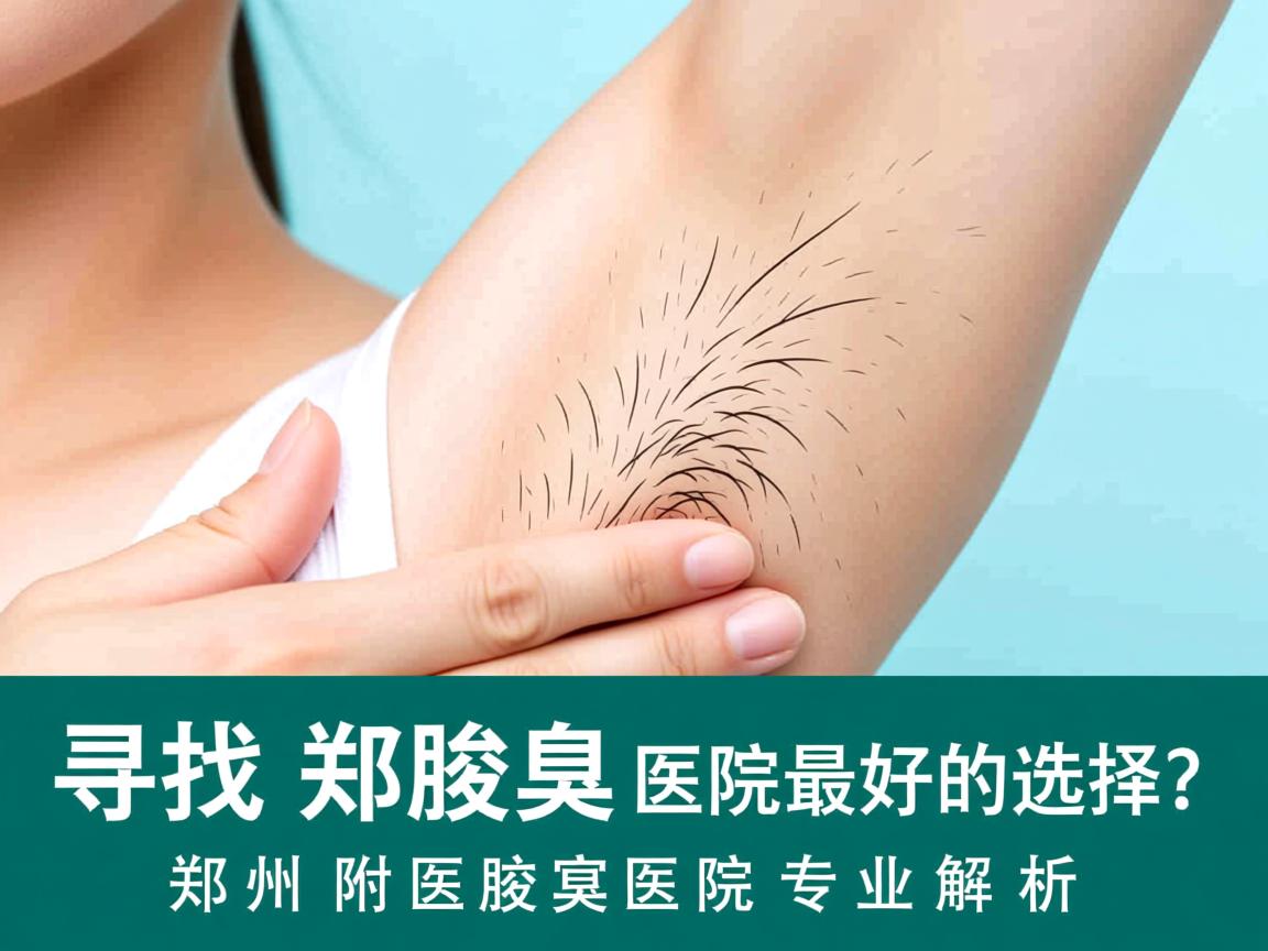 寻找郑州治腋臭医院最好的选择？郑州附医腋臭医院专业解析