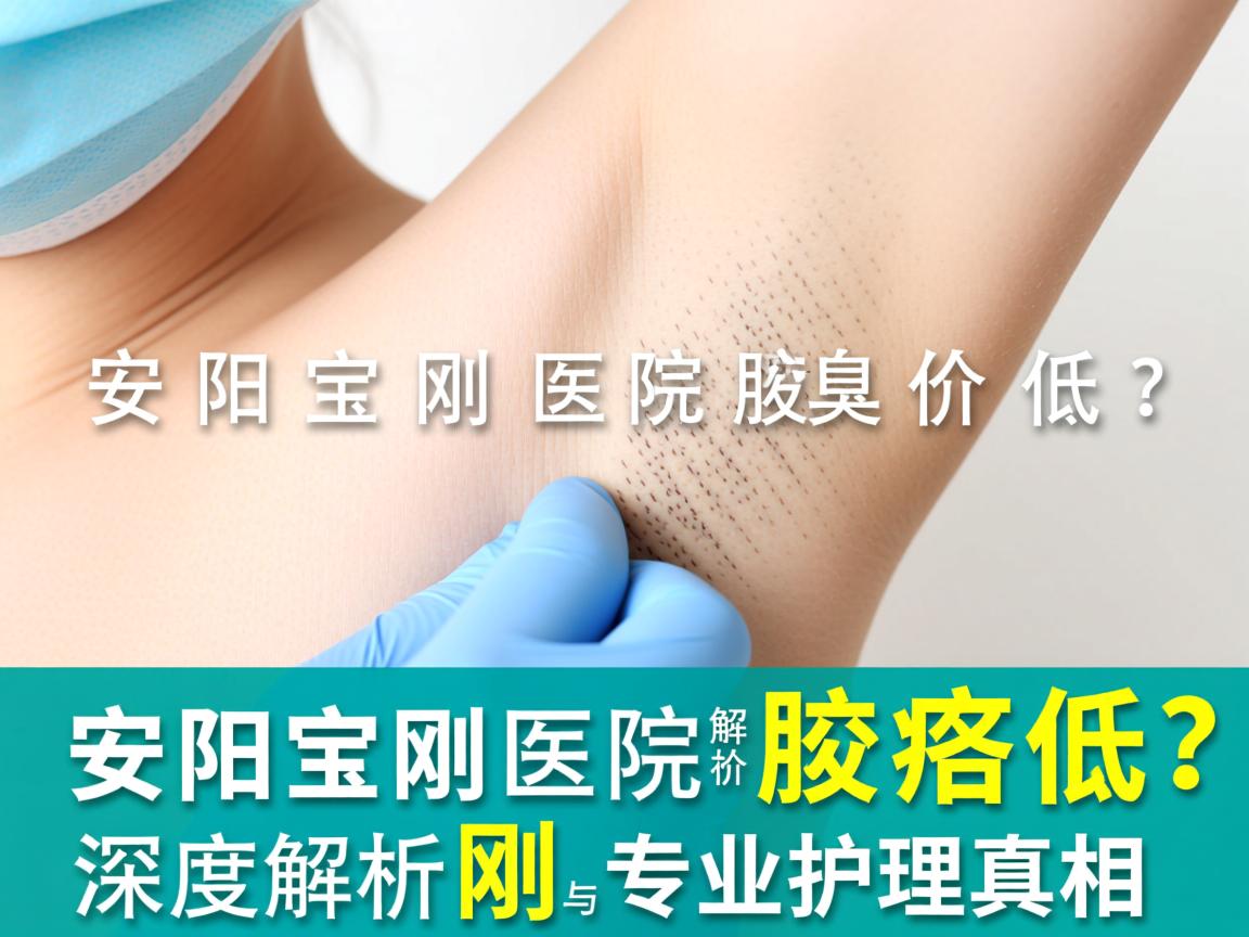 安阳宝刚医院腋臭价格低？深度解析腋宝刚医院腋臭价格与专业护理真相