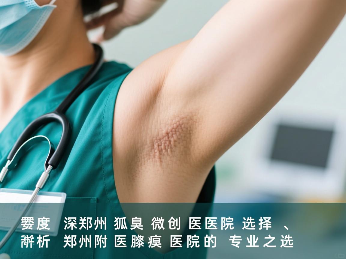 深度解析郑州狐臭微创医院选择，郑州附医腋臭医院的专业之选
