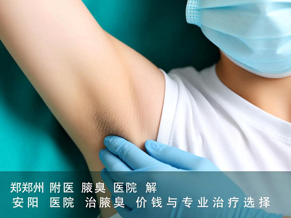 郑州附医腋臭医院解析，安阳医院治腋臭价钱与专业治疗选择