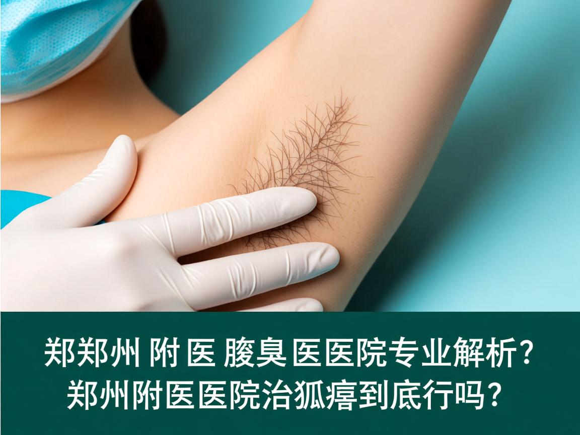 郑州附医腋臭医院专业解析，郑州附医医院治狐臭到底行吗？