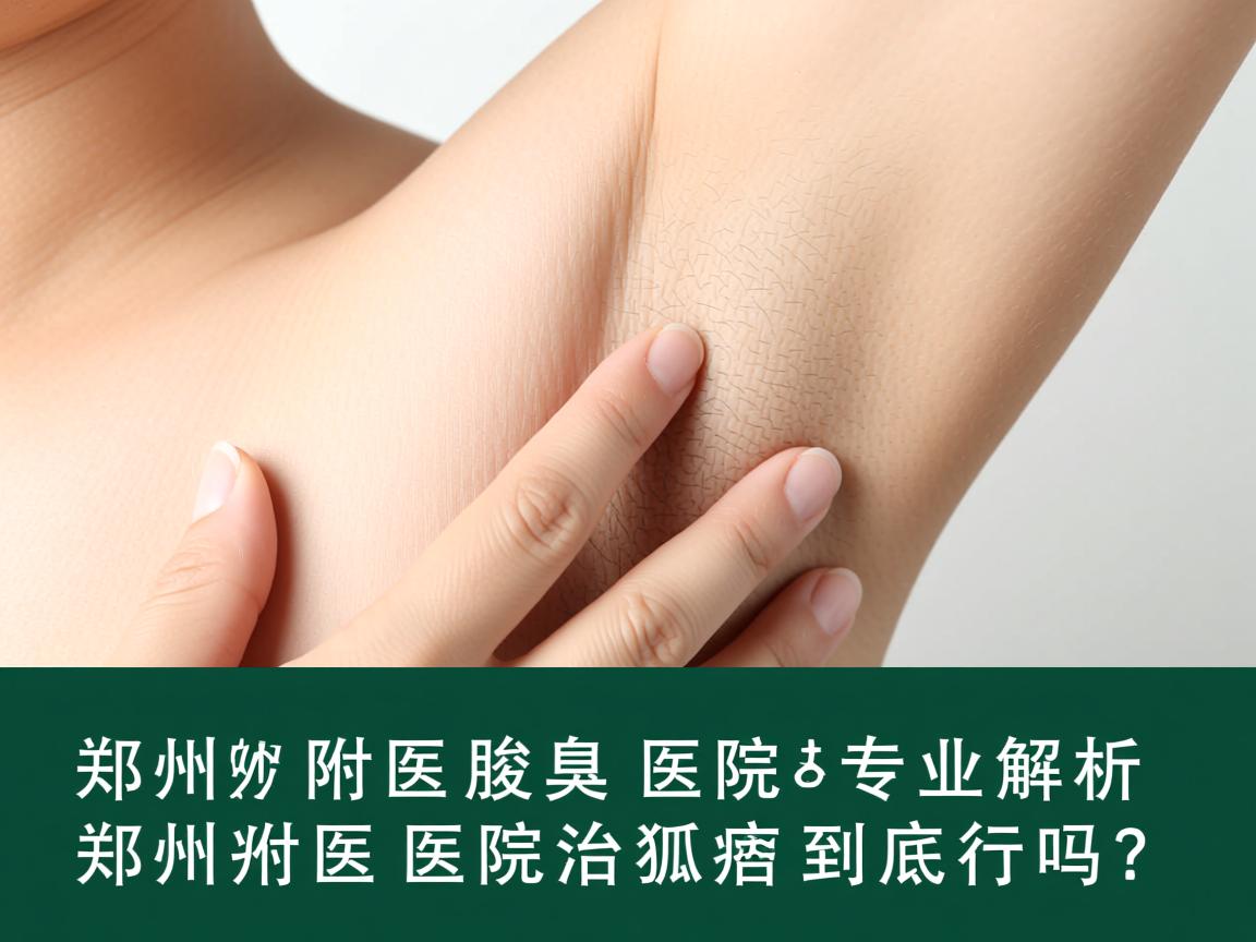 郑州附医腋臭医院专业解析，郑州附医医院治狐臭到底行吗？
