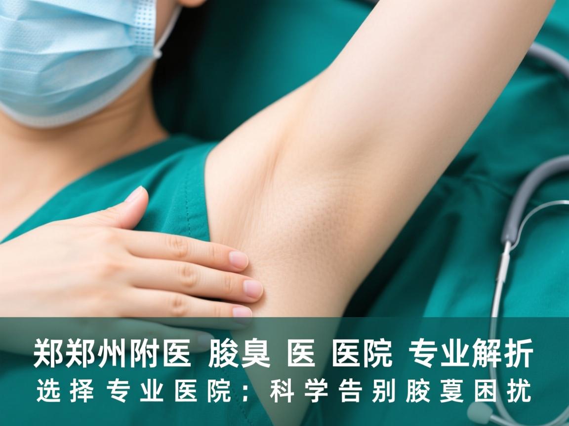 郑州附医腋臭医院专业解析，选择专业医院，科学告别腋臭困扰