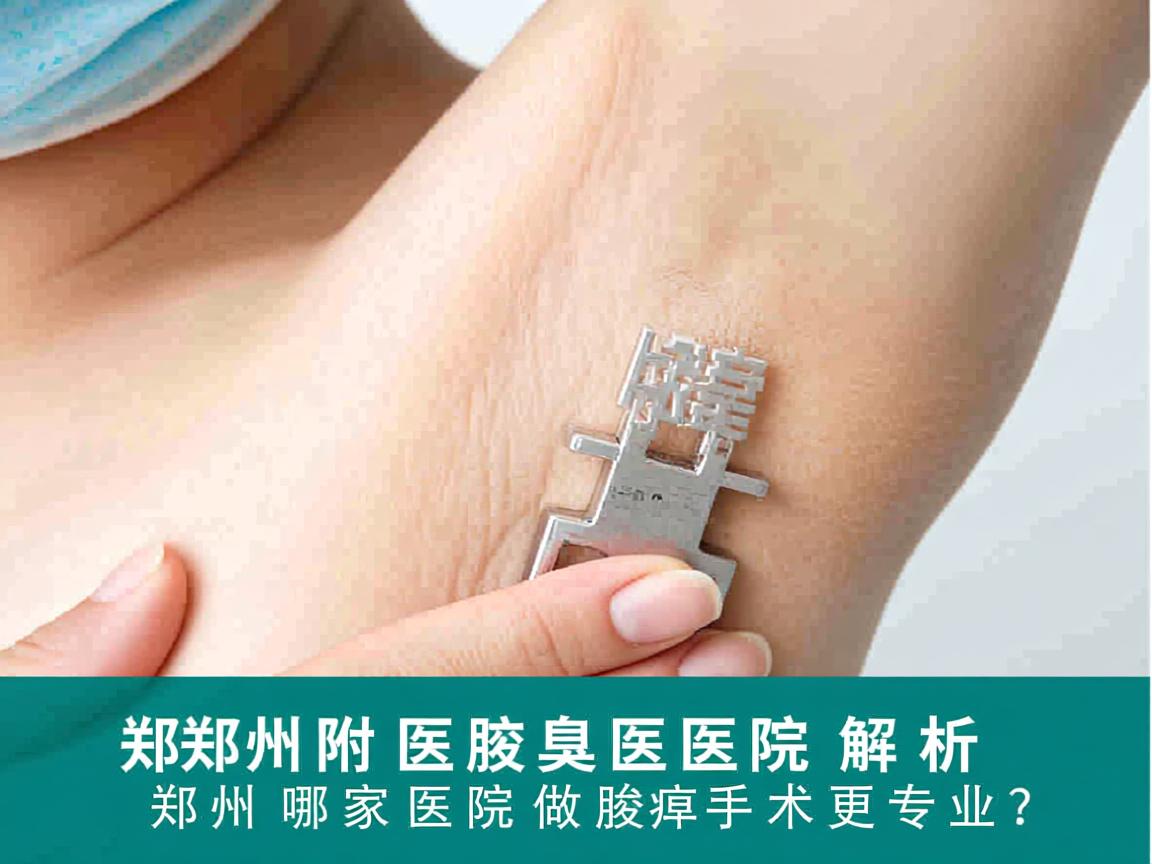郑州附医腋臭医院解析，郑州哪家医院做腋臭手术更专业？