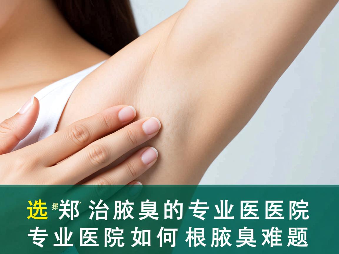 选择郑州治腋臭的专业医院，专业医院如何根治腋臭难题