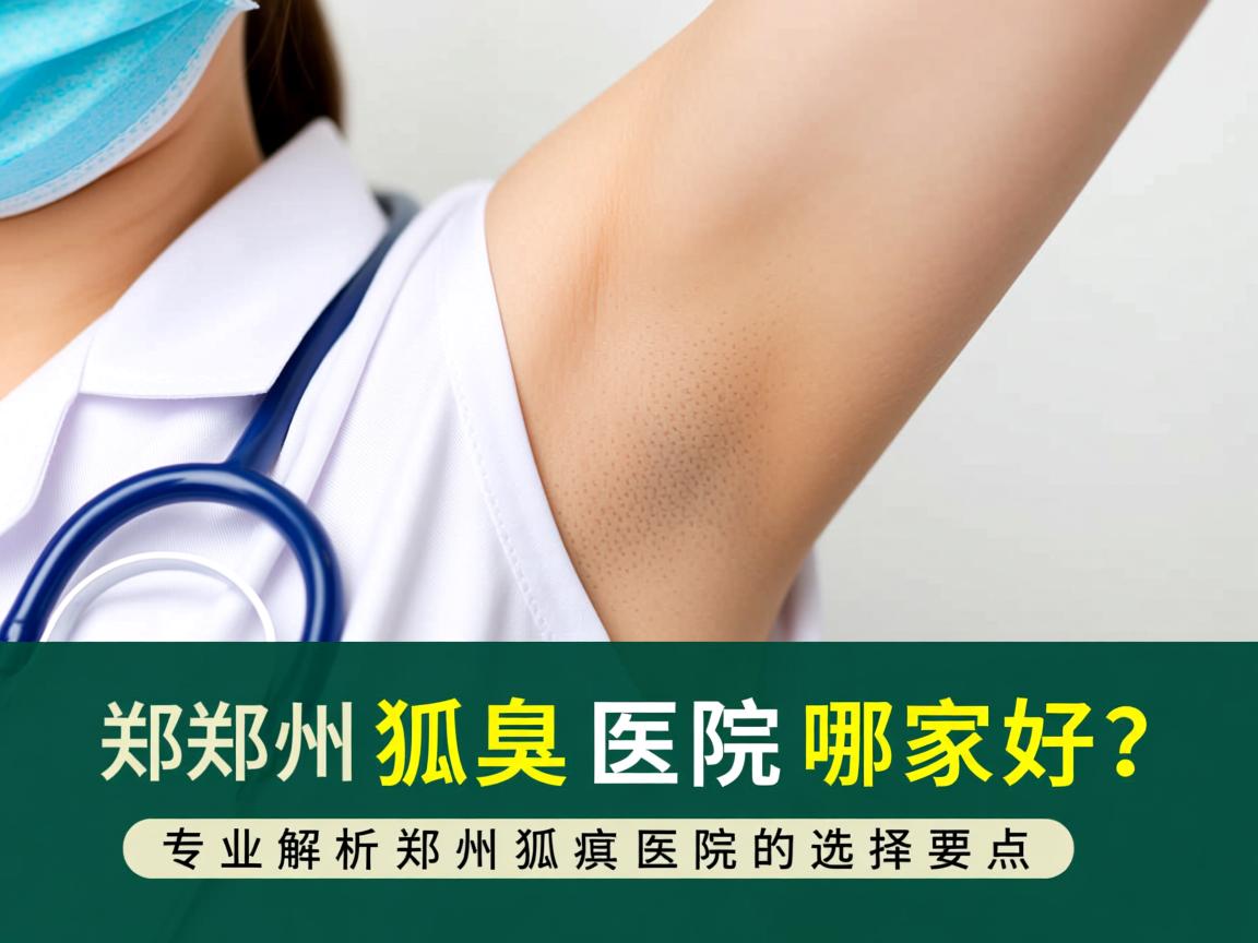 郑州狐臭医院哪家好？专业解析郑州狐臭医院的选择要点