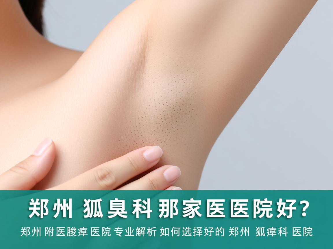 郑州狐臭科那家医院好？郑州附医腋臭医院专业解析如何选择好的郑州狐臭科医院