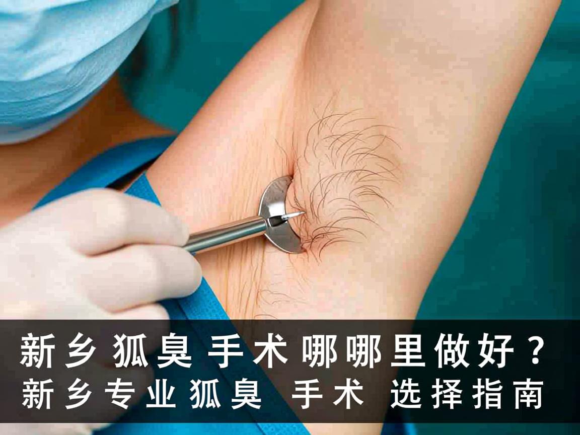 新乡狐臭手术哪里做好？新乡专业狐臭手术选择指南