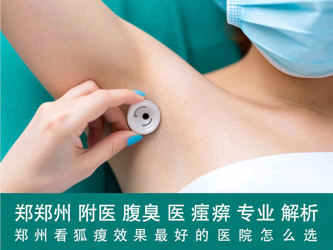 郑州附医腋臭医院专业解析，郑州看狐臭效果最好的医院怎么选