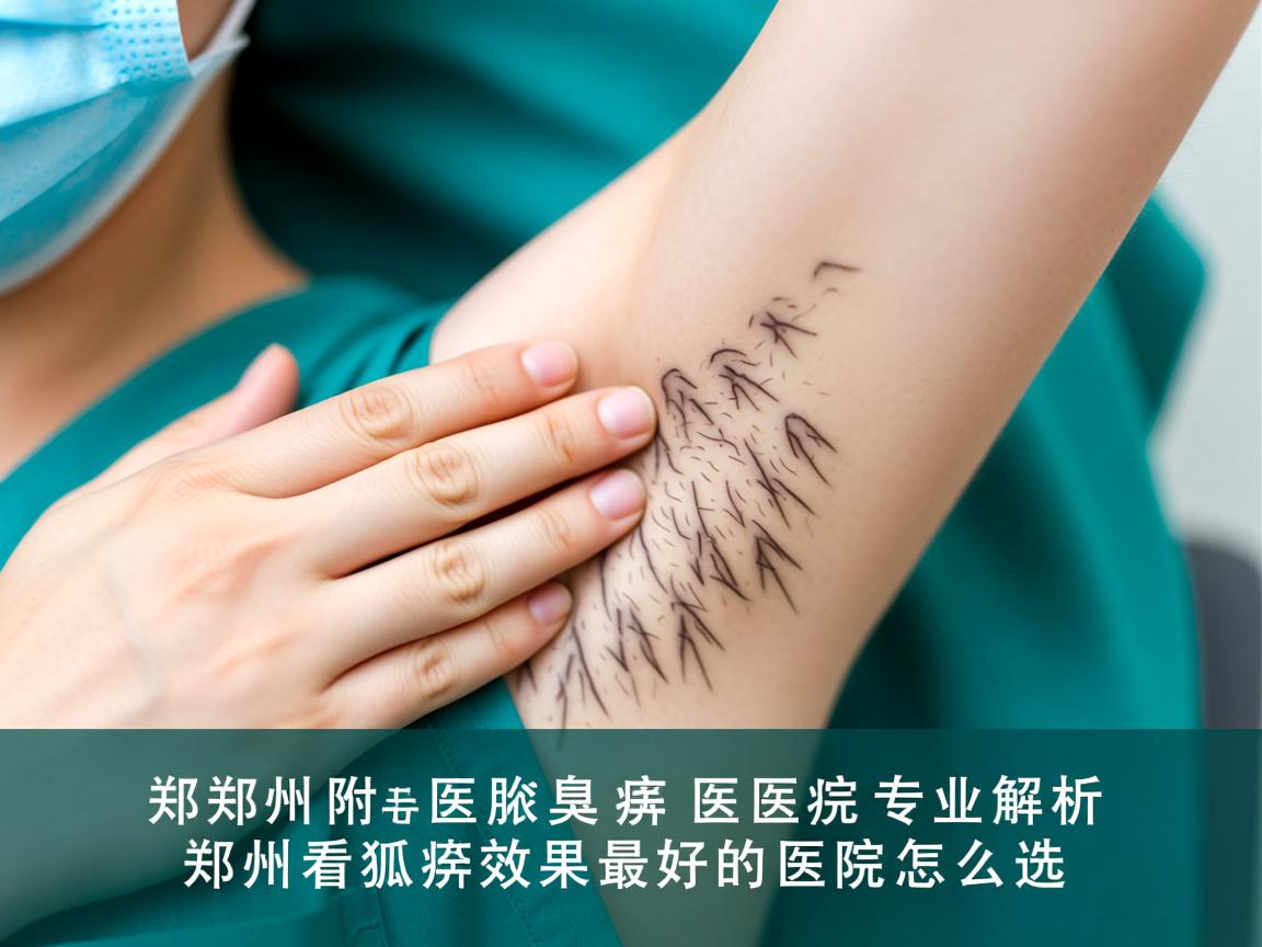 郑州附医腋臭医院专业解析，郑州看狐臭效果最好的医院怎么选