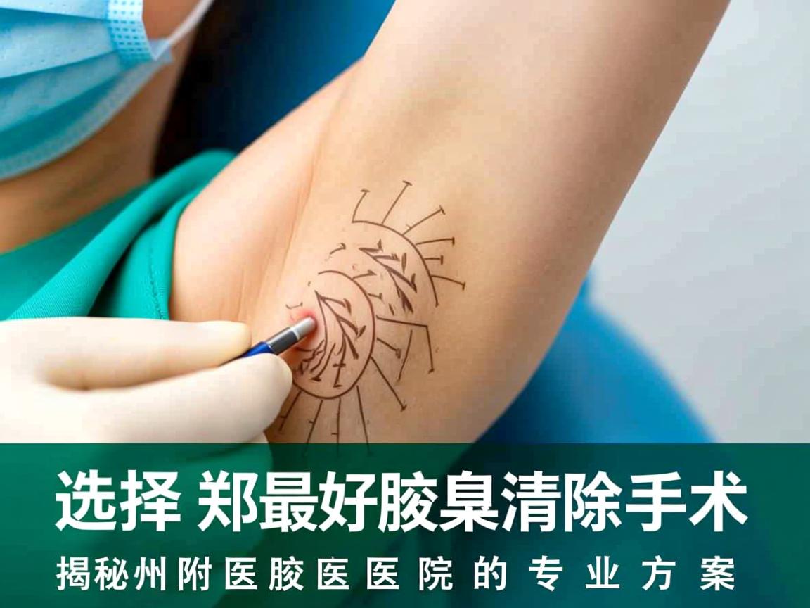 选择郑州最好的腋臭清除手术，揭秘郑州附医腋臭医院的专业方案