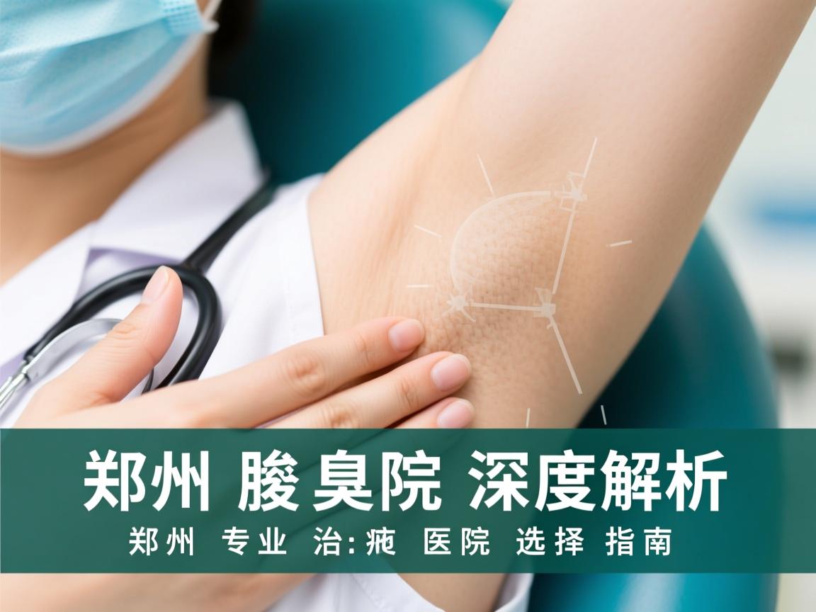 郑州腋臭医院深度解析，郑州专业治疗腋臭的医院选择指南